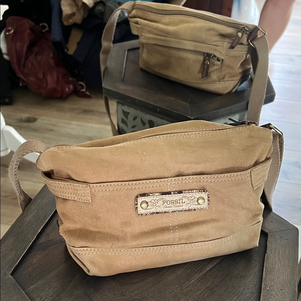 Fossil, Tan Crossbody Bag